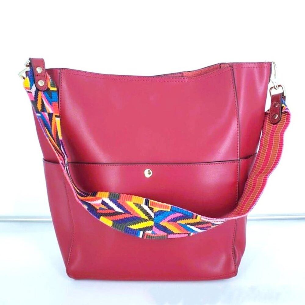 Bostanten Lotty Leather Hobo Bucket Tote Bag - Picture 6 of 12